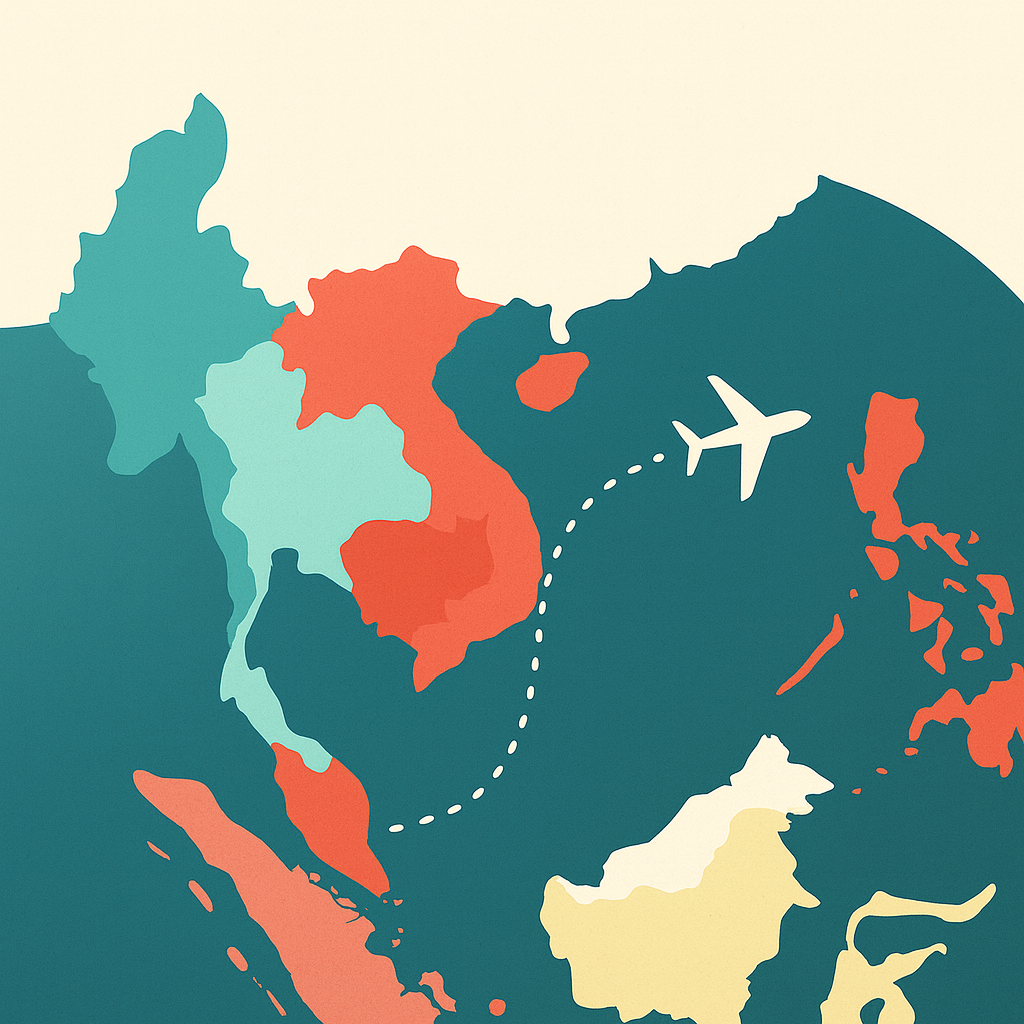 Asia (7 Countries) Daily Plan